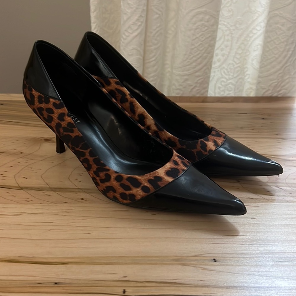 Women’s cheetah print Nine West heels size 7.5
